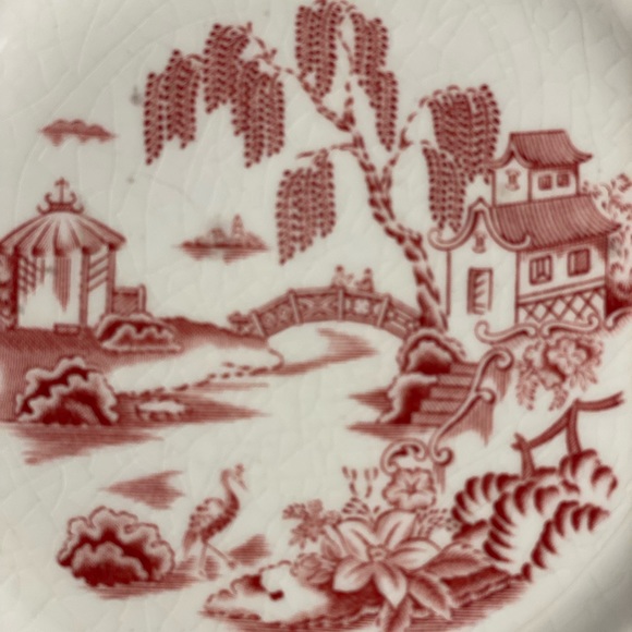 4 Royal Swan English Canton 71/8” Bread Plates - Picture 6 of 10